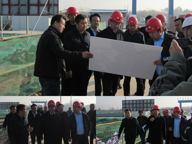鄠邑區(qū)委書記范九利一行對金葉工業(yè)園在建工程進(jìn)行實(shí)地調(diào)研